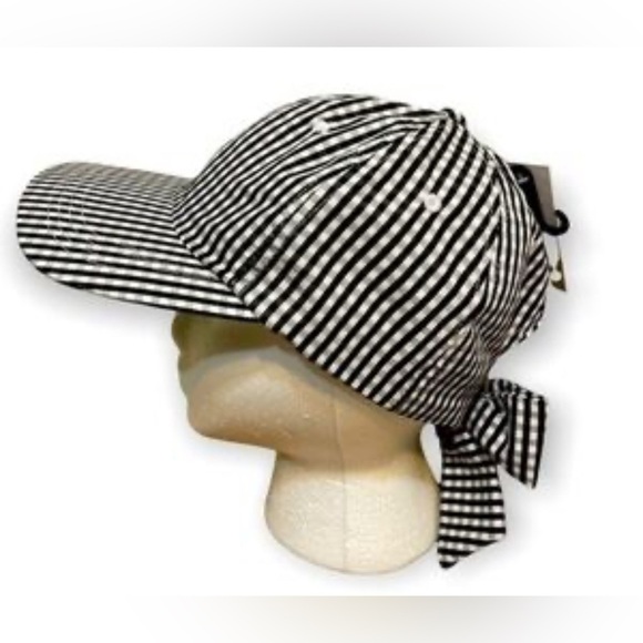 Black/White Gingham BP Nordstrom Baseball cap, one size NWT - Picture 4 of 6